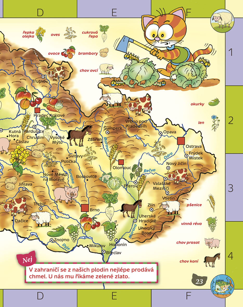 Dětský ilustrovaný atlas – Česká republika
