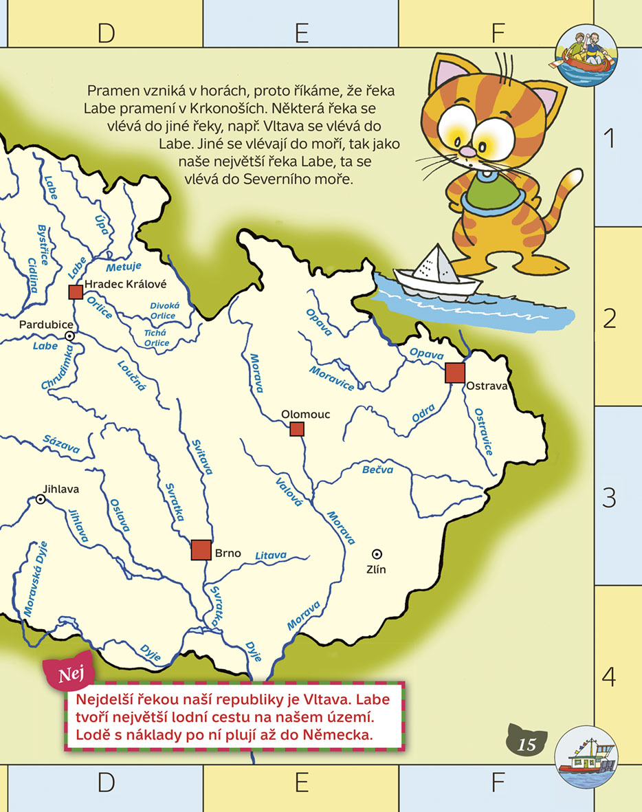 Dětský ilustrovaný atlas – Česká republika