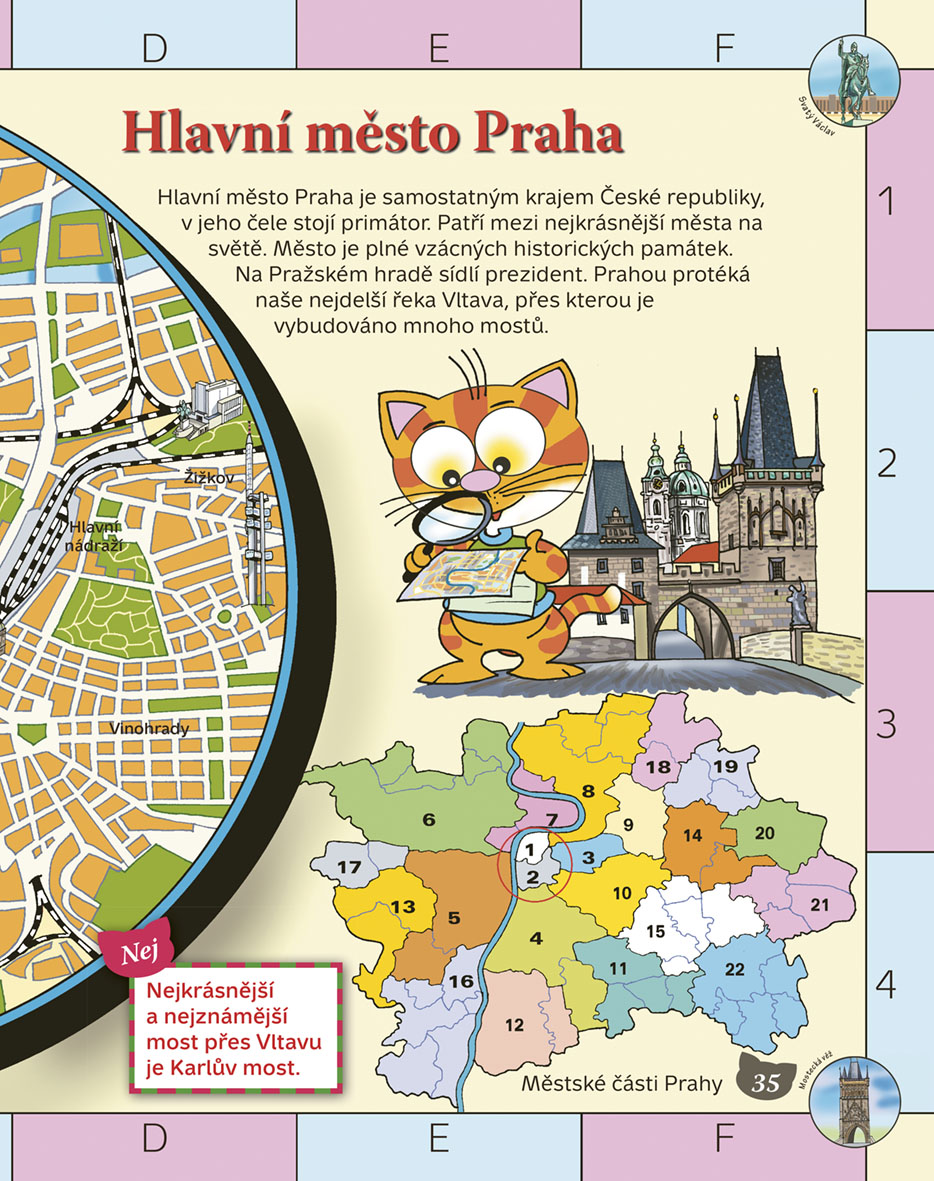Dětský ilustrovaný atlas – Česká republika