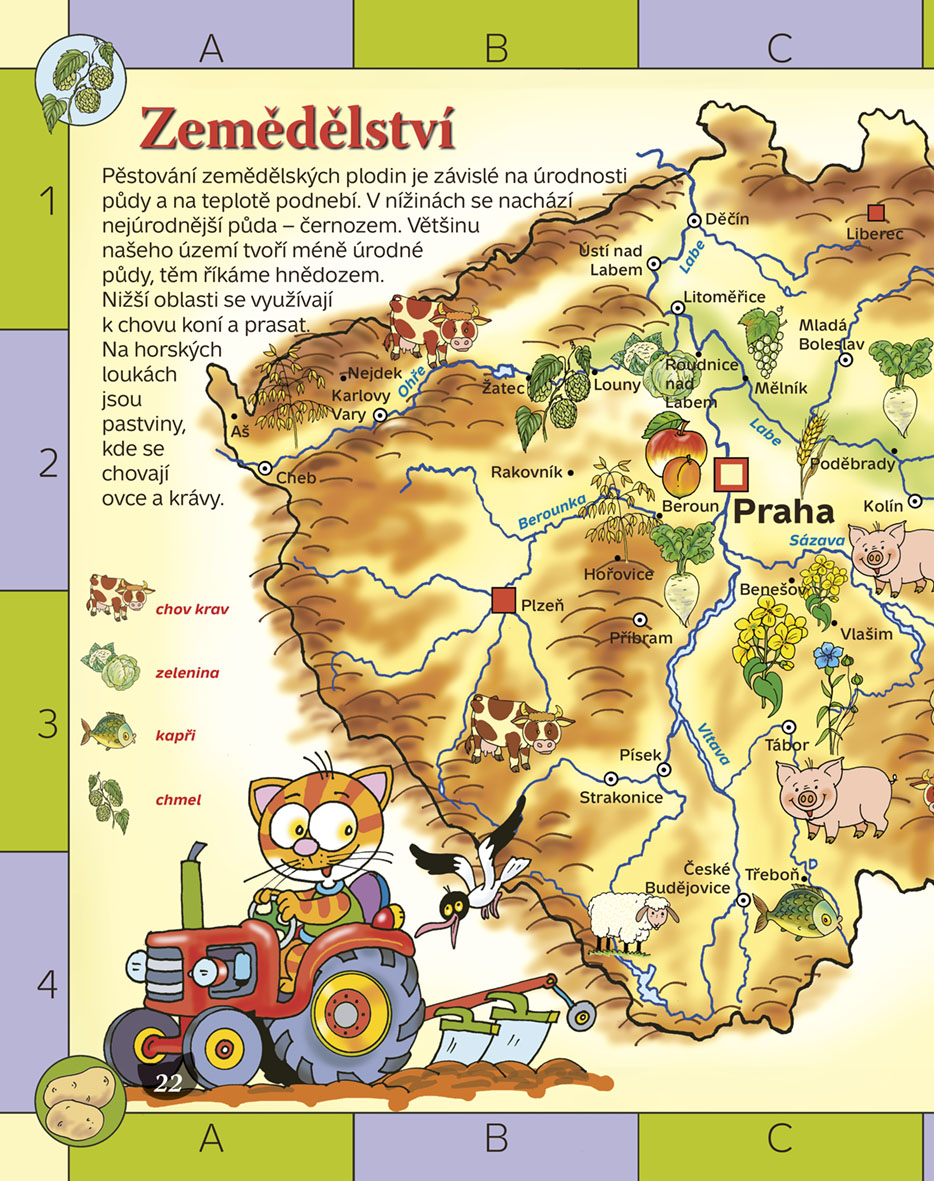 Dětský ilustrovaný atlas – Česká republika