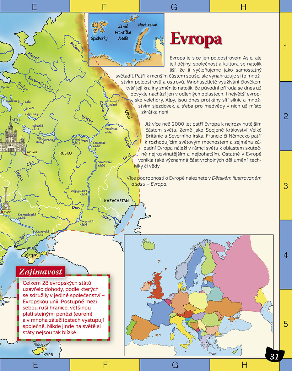 Dětský ilustrovaný ATLAS SVĚTA