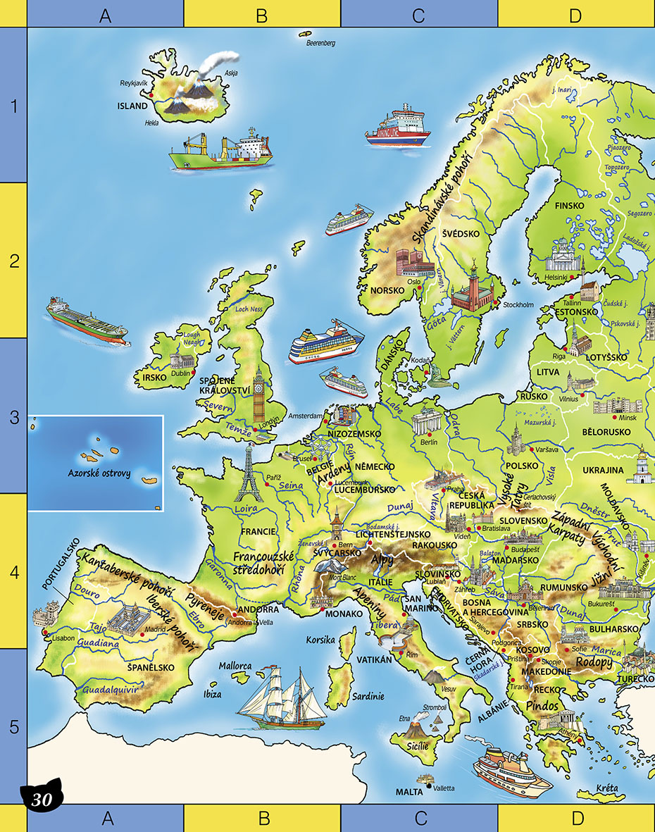 Dětský ilustrovaný ATLAS SVĚTA
