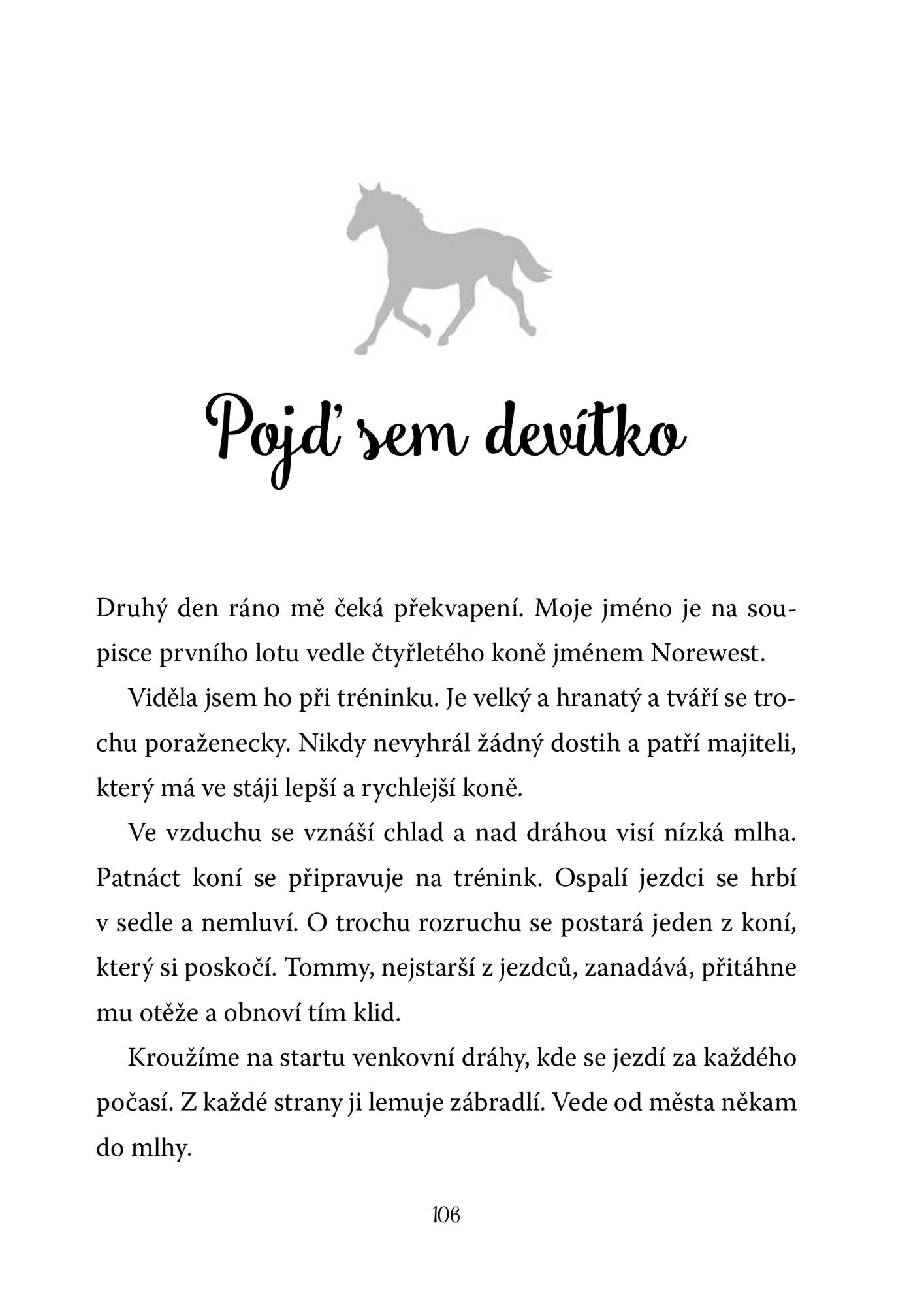 Dívka v sedle