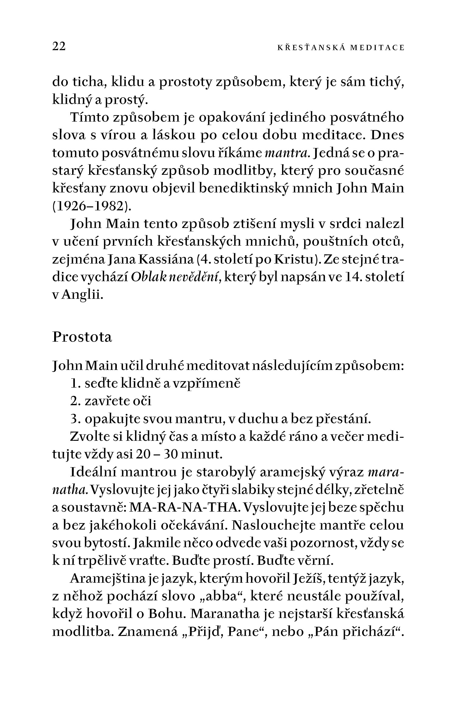 Křesťanská meditace