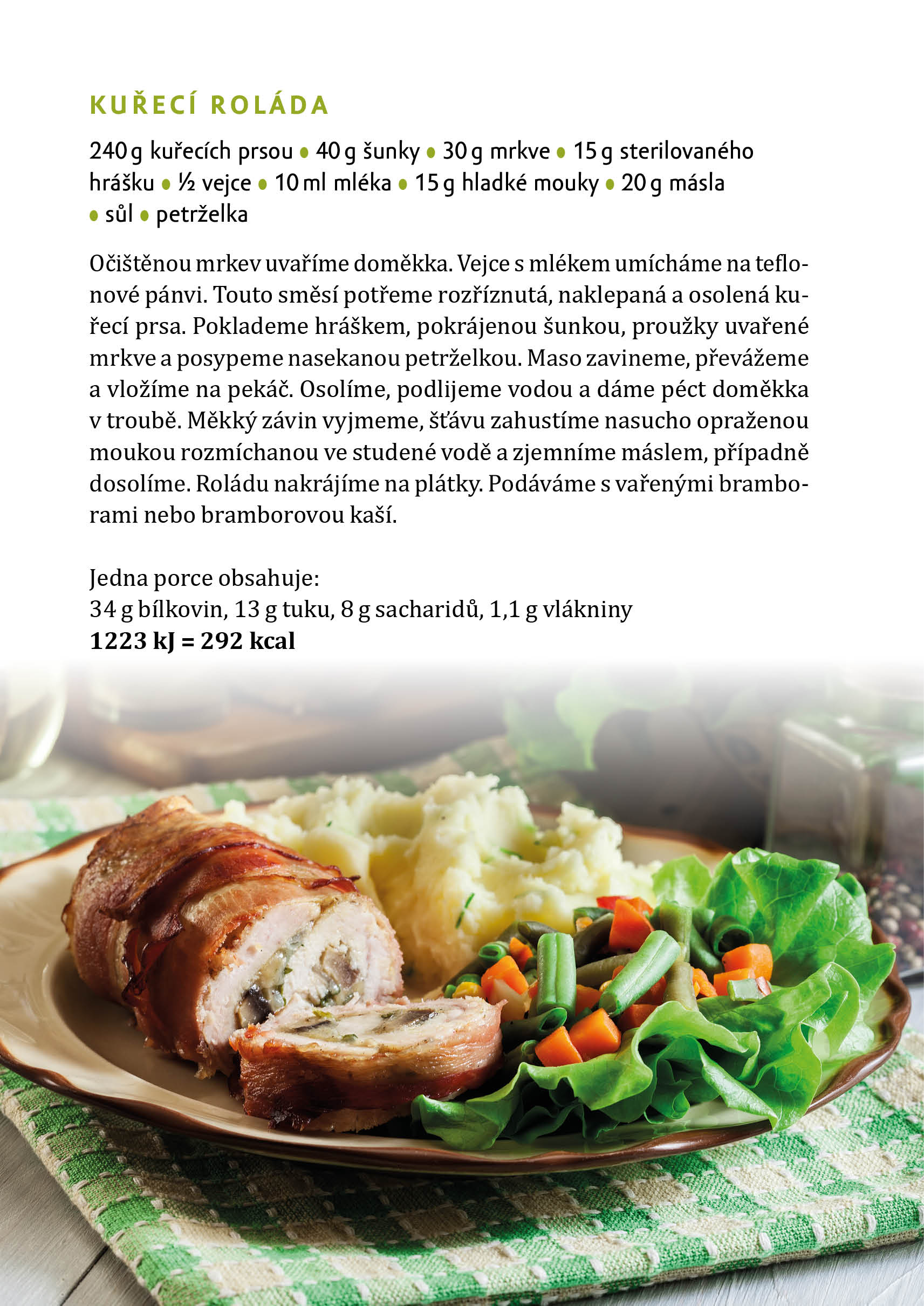 Kuchařka při onemocnění slinivky 