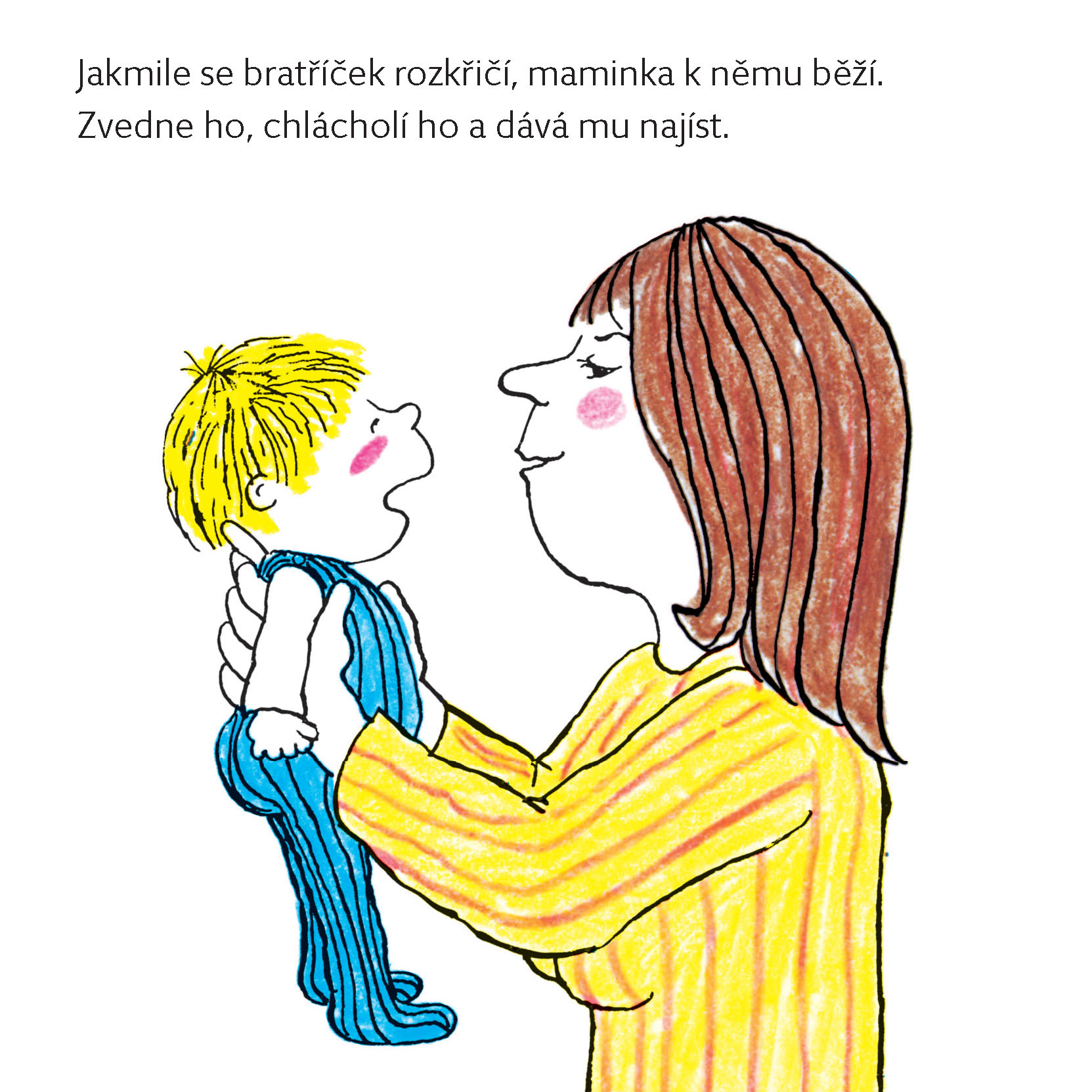 Ema, bratříček a Petr