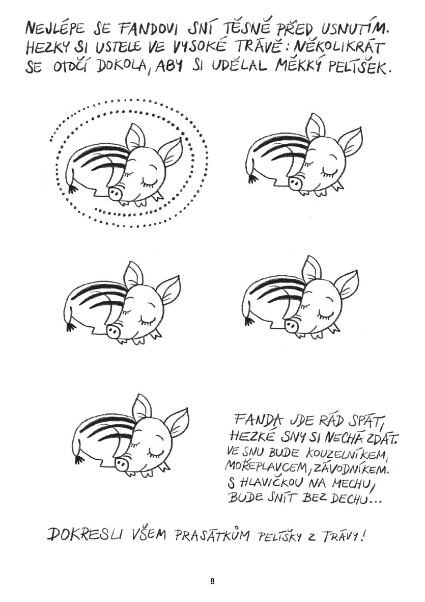 Grafomotorika pro předškoláky - Jak se stal Fanda králem lesa