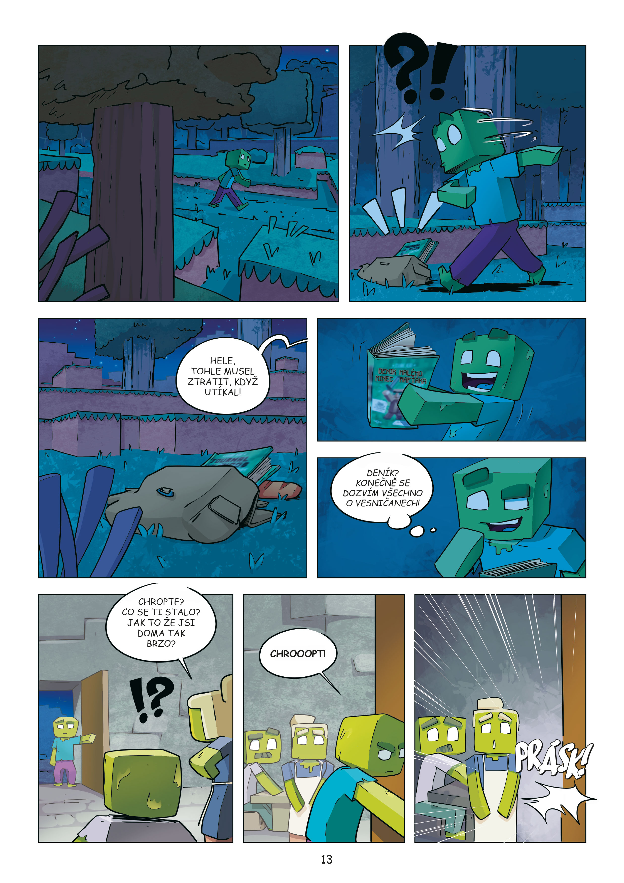 Deník malého Minecrafťáka: komiks komplet 1