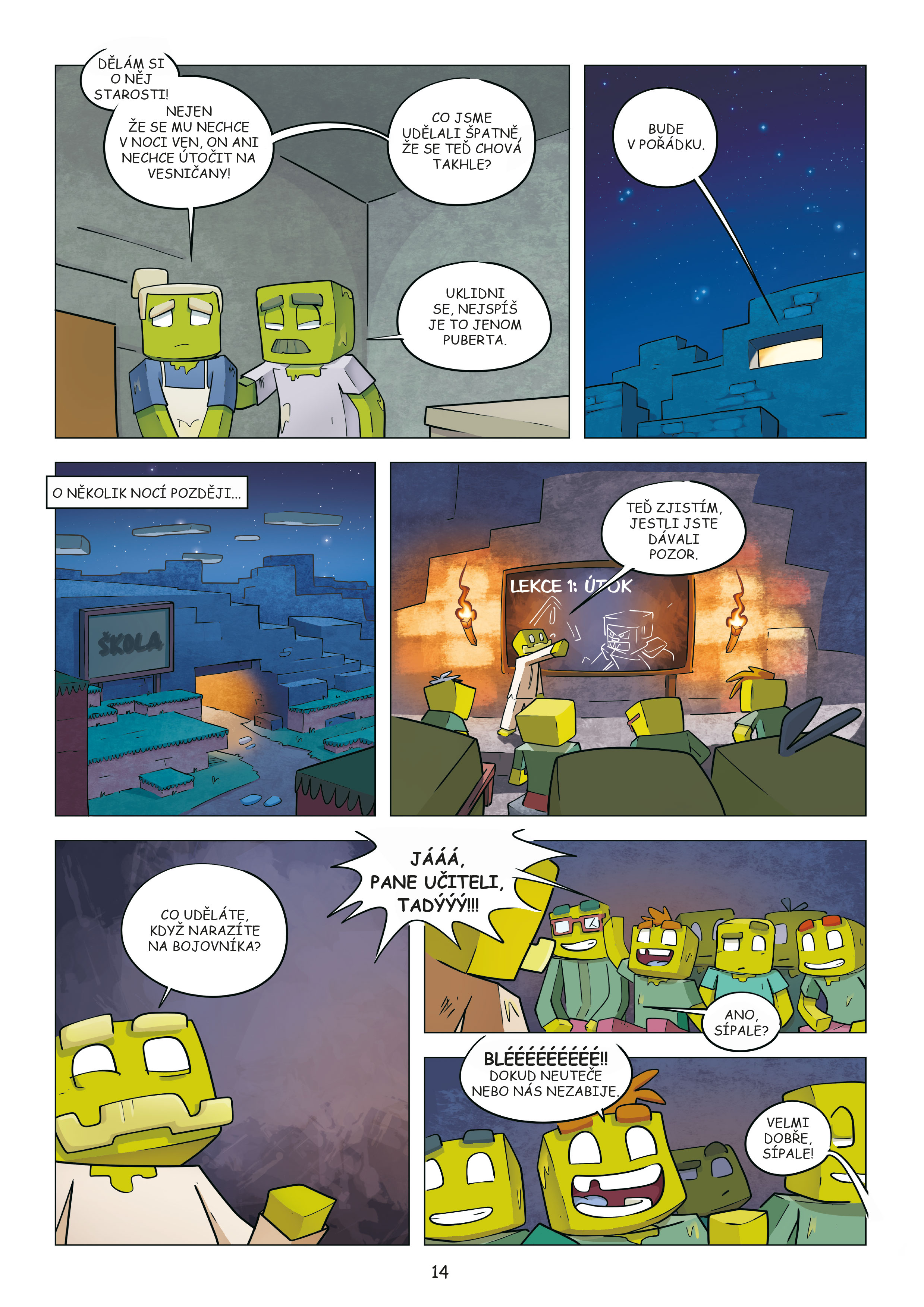 Deník malého Minecrafťáka: komiks komplet 1