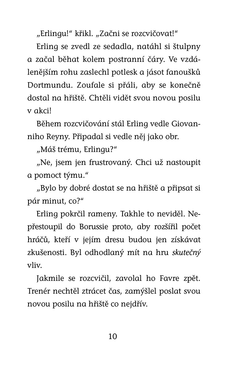 Hvězdy fotbalového hřiště - Haaland