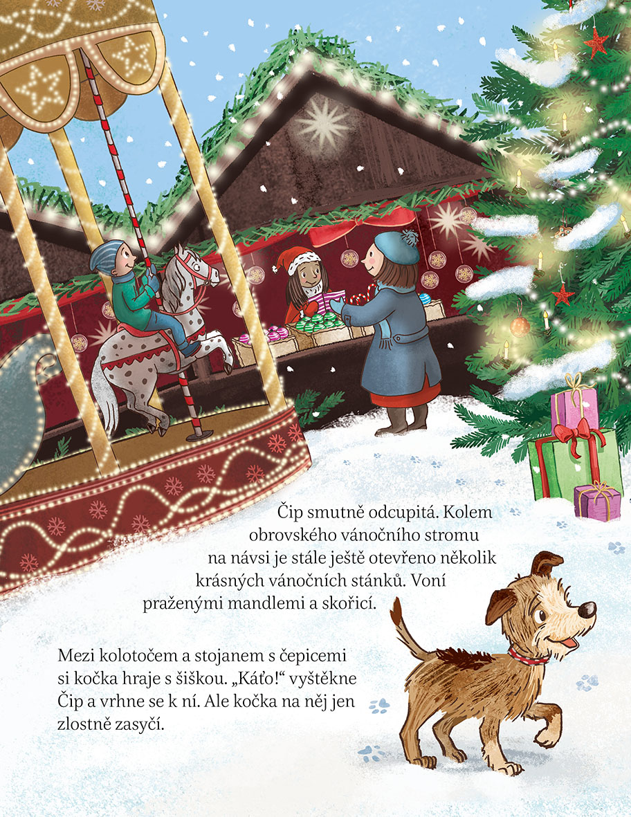 Čip chce být na Vánoce doma