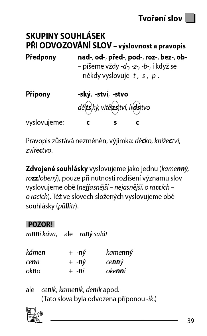 Český jazyk do dlaně pro ZŠ a nižší roč. vícelet. gymnázií