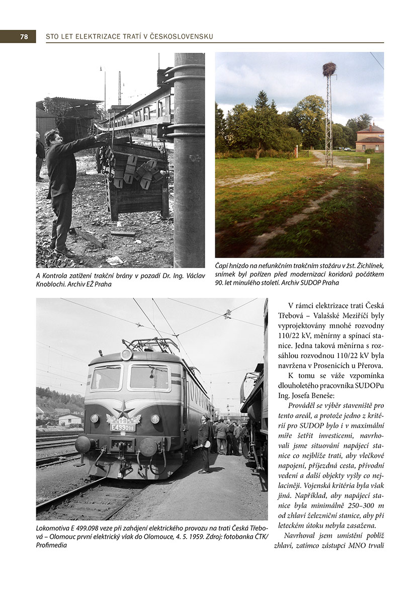 Sto let elektrizace tratí v Československu
