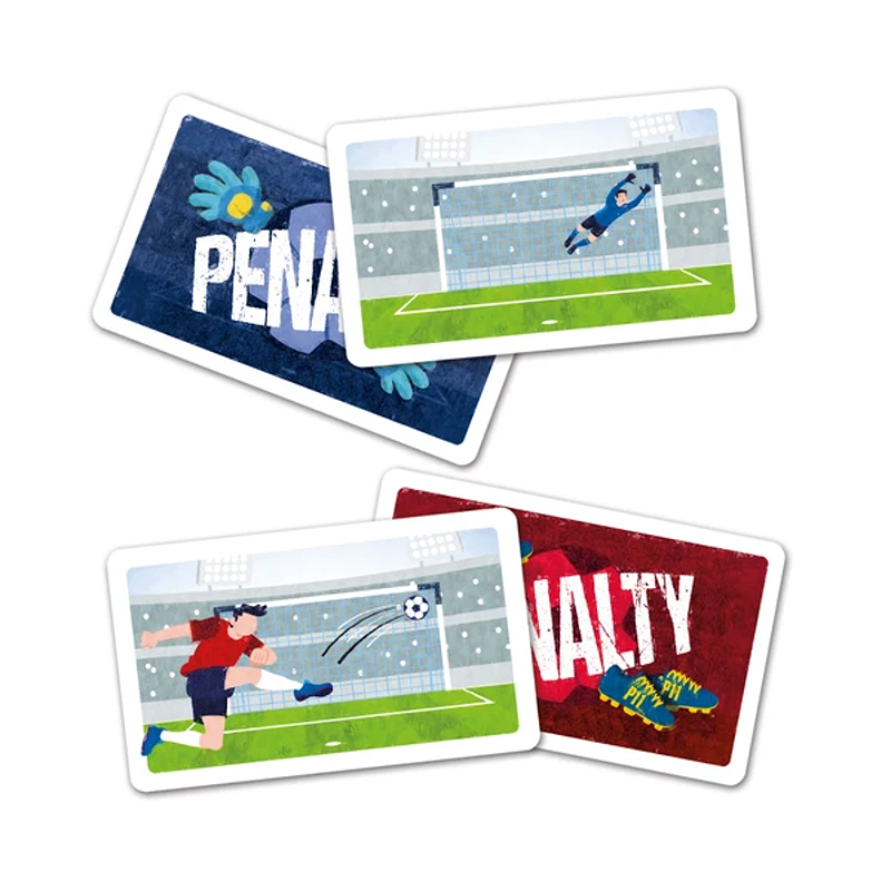 Fotbalová karetní hra Penalty