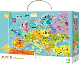 Puzzle Mapa Evropy 100 dílků