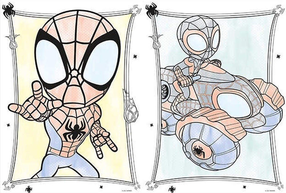 Maluj vodou Spidey