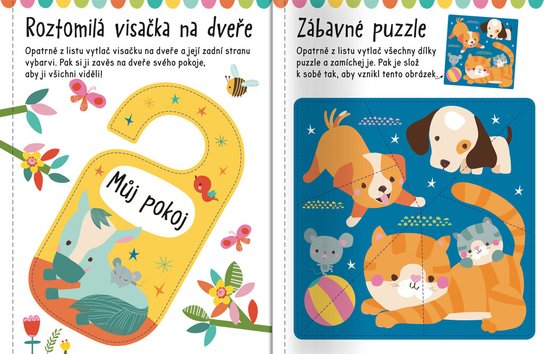 Velké samolepky a omalovánky pro malé ruce Mláďata