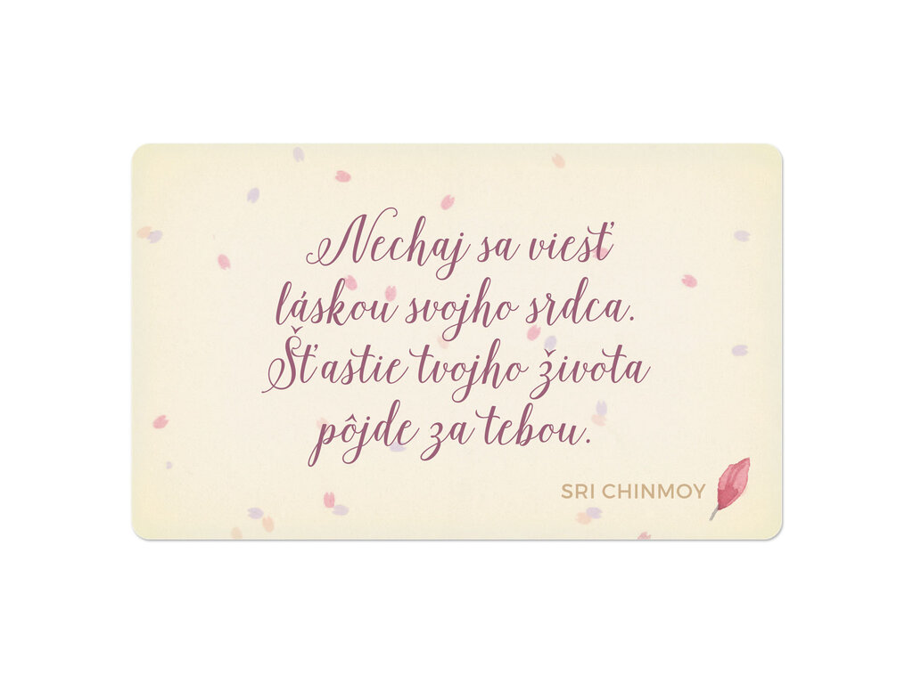 Nechaj sa viesť láskou