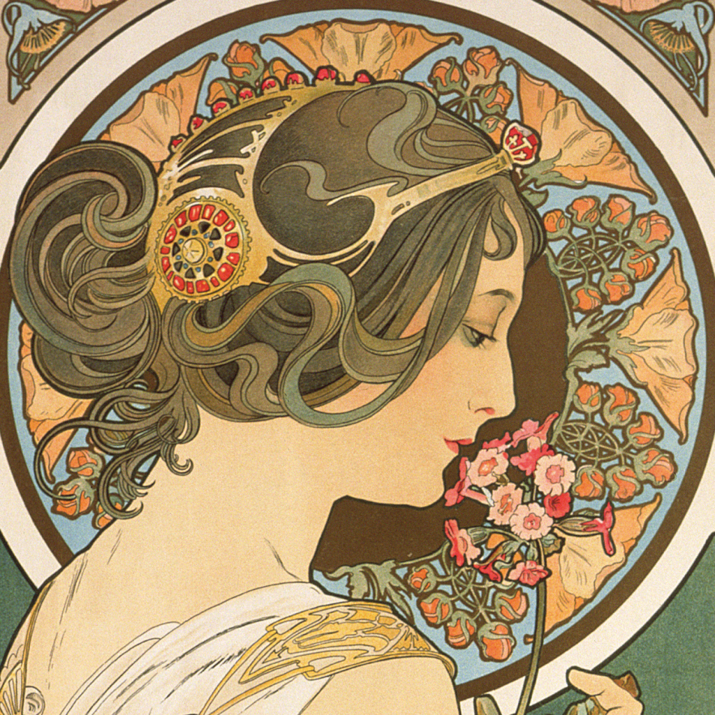 Alfons Mucha 2025 - nástěnný kalendář