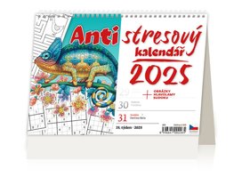 Antistresový kalendář 2025 - stolní kalendář