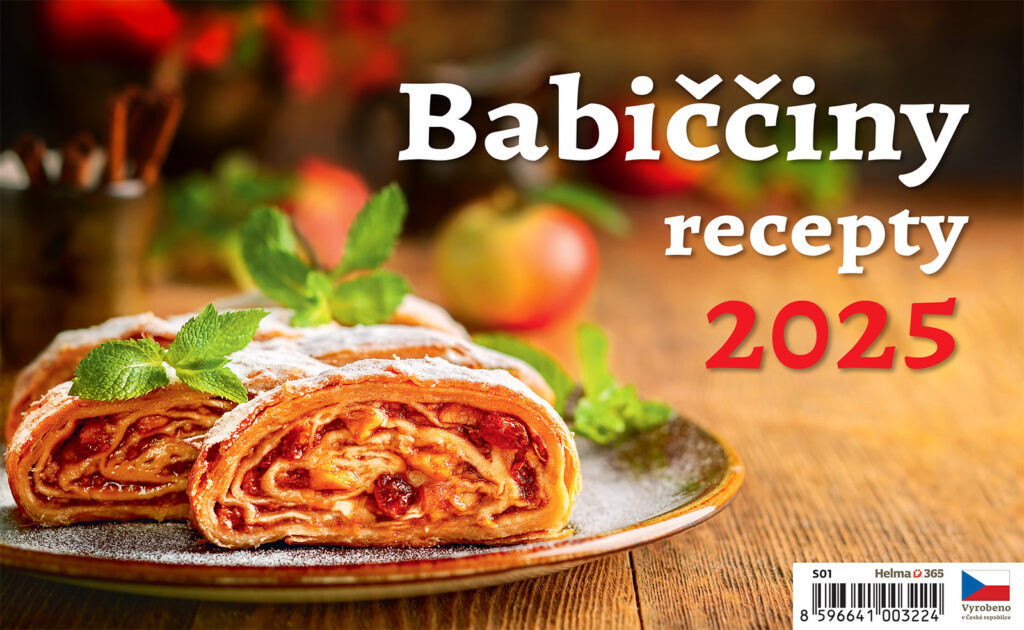 Babiččiny recepty 2025 - stolní kalendář