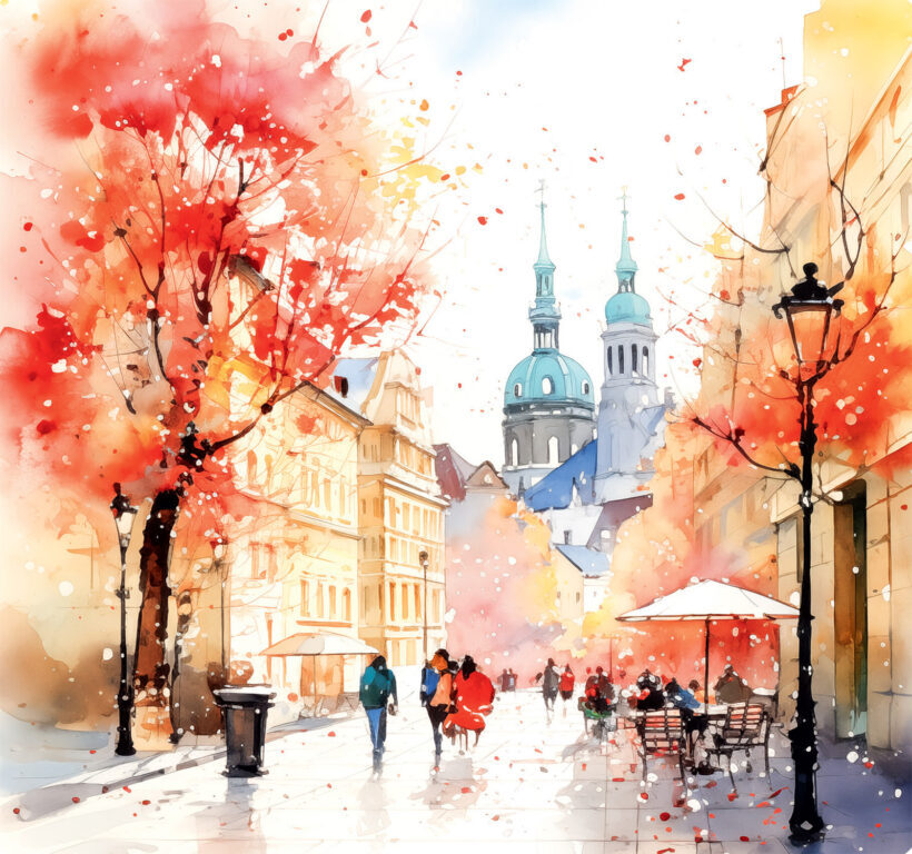 Aquarelle 2025 - nástěnný kalendář