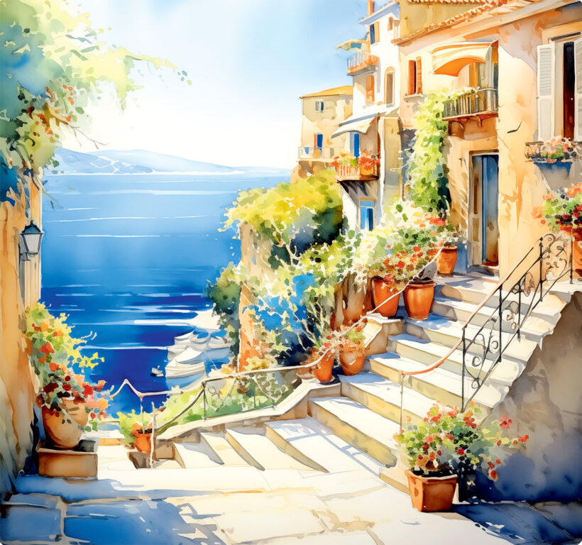 Aquarelle 2025 - nástěnný kalendář