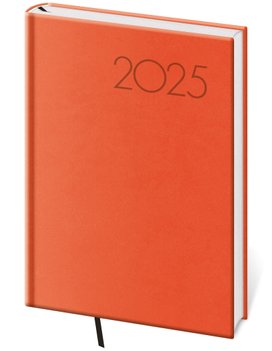 Denní diář 2025 A5 Print Pop oranžový
