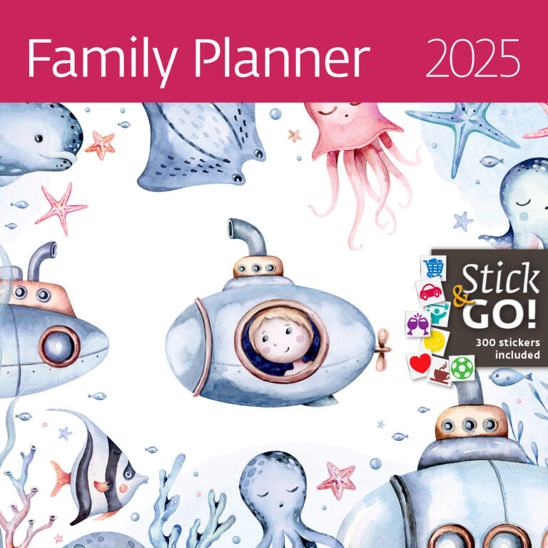 Family Planner 2025 - nástěnný kalendář