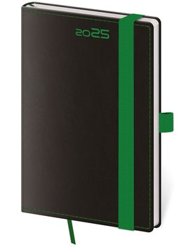 Kapesní diář 2025 Black Green s poutkem
