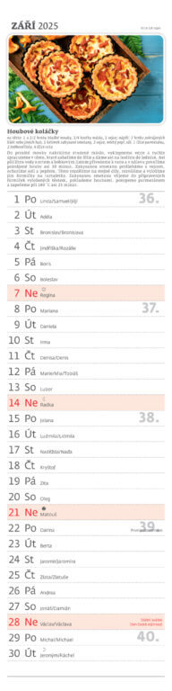 Hrníčková kuchařka 2025 - nástěnný kalendář