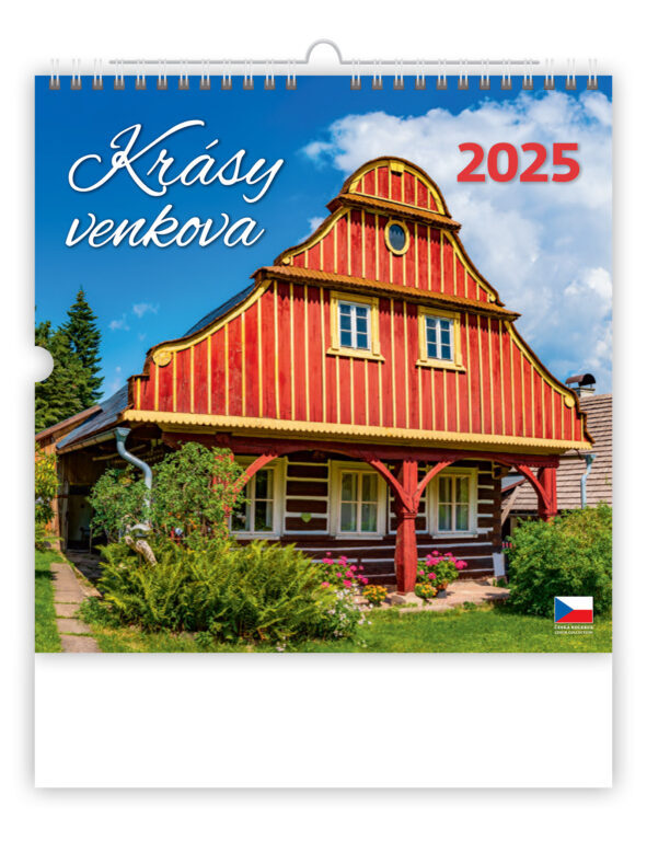 Krásy venkova 2025 - nástěnný kalendář