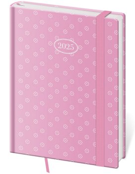 Denní diář 2025 B6 Vario Pink s gumičkou