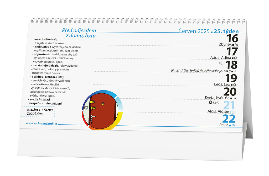 Kalendář pro naše babičky a dědečky 2025 - stolní kalendář