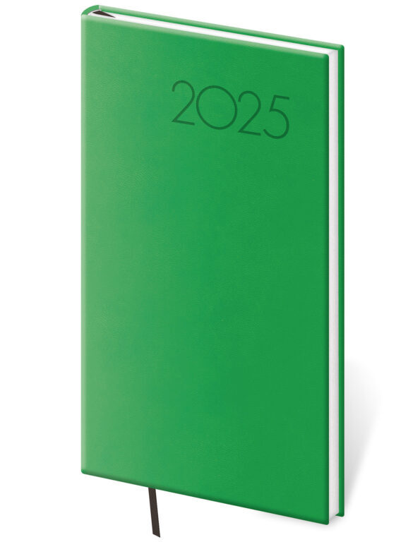 Kapesní diář 2025 Print Pop světle zelený