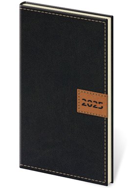 Kapesní diář 2025 Toledo černý