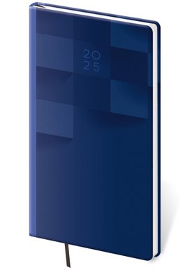 Kapesní diář 2025 Vario Blue design