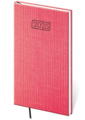 Kapesní diář 2025 Zephir růžový