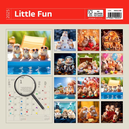 Little Fun 2025 - nástěnný kalendář