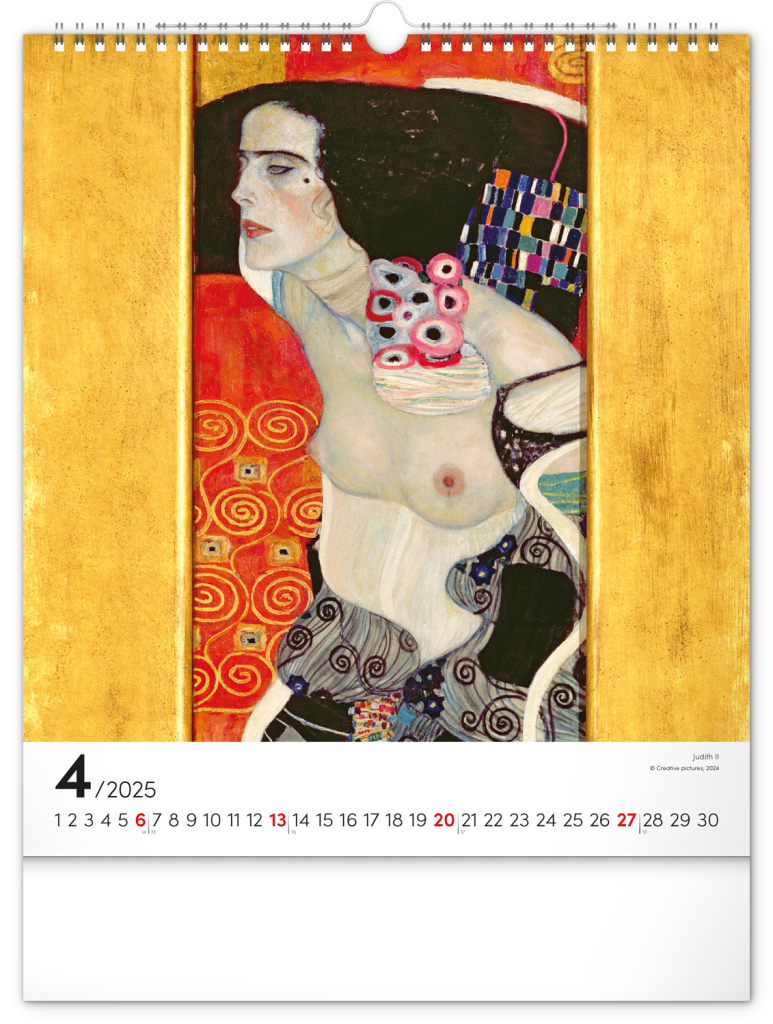 Gustav Klimt 2025 - nástěnný kalendář