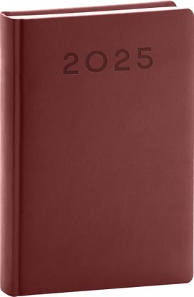 Denní diář 2025 Aprint Neo vínový