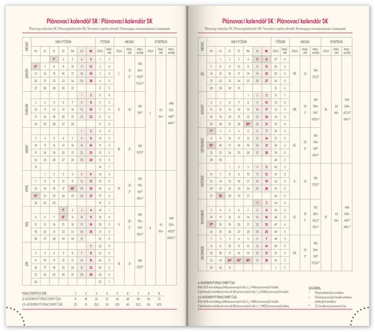 Kapesní diář 2025 Vellum oranžový