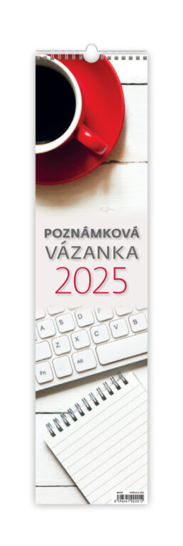 Poznámková vázanka 2025 - nástěnný kalendář