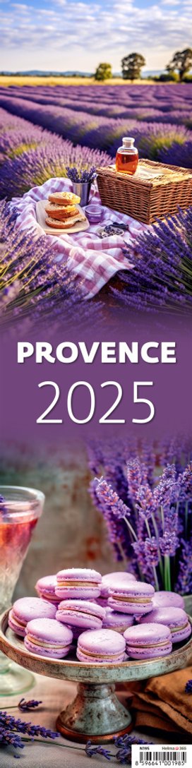 Provence vázanka 2025 - nástěnný kalendář