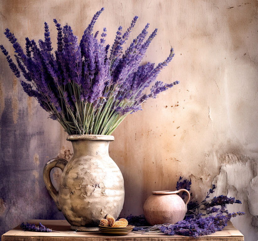 Provence vázanka 2025 - nástěnný kalendář