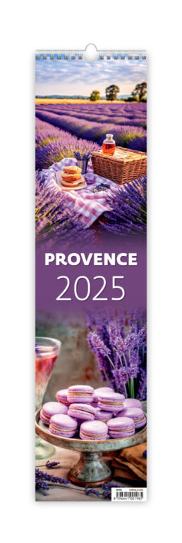 Provence vázanka 2025 - nástěnný kalendář