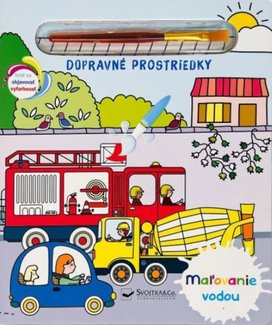 Maľovanie vodou Dopravné prostriedky