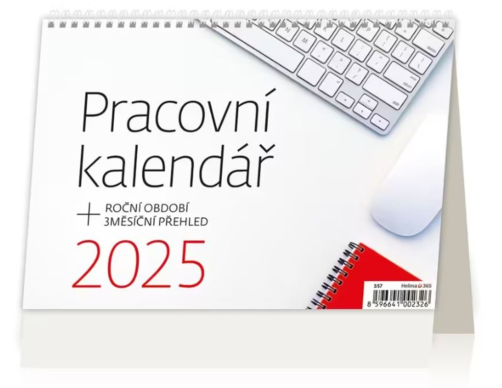 Pracovní kalendář 2025 - stolní kalendář