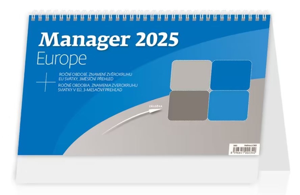 Manager Europe 2025 - stolní kalendář