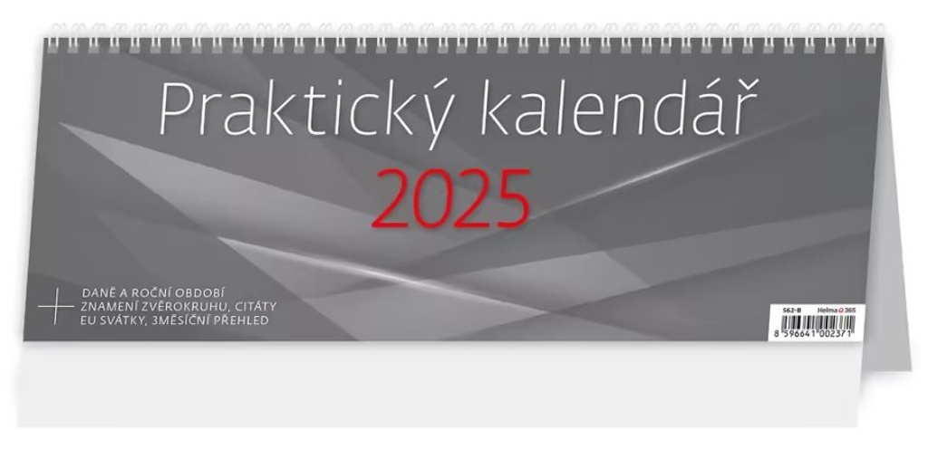 Praktický kalendář Office 2025 - stolní kalendář